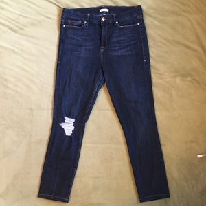 Good American Distress Good Legs Skinny Jeans